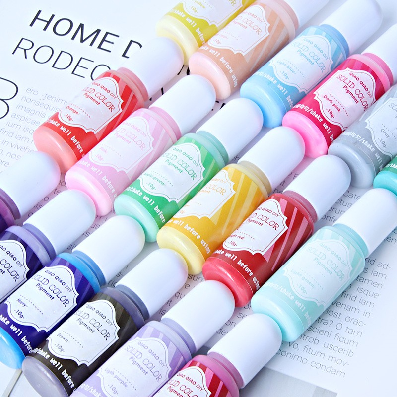 Wholesale 18 vibrant liquid pi - Resin Pigment Set review and price