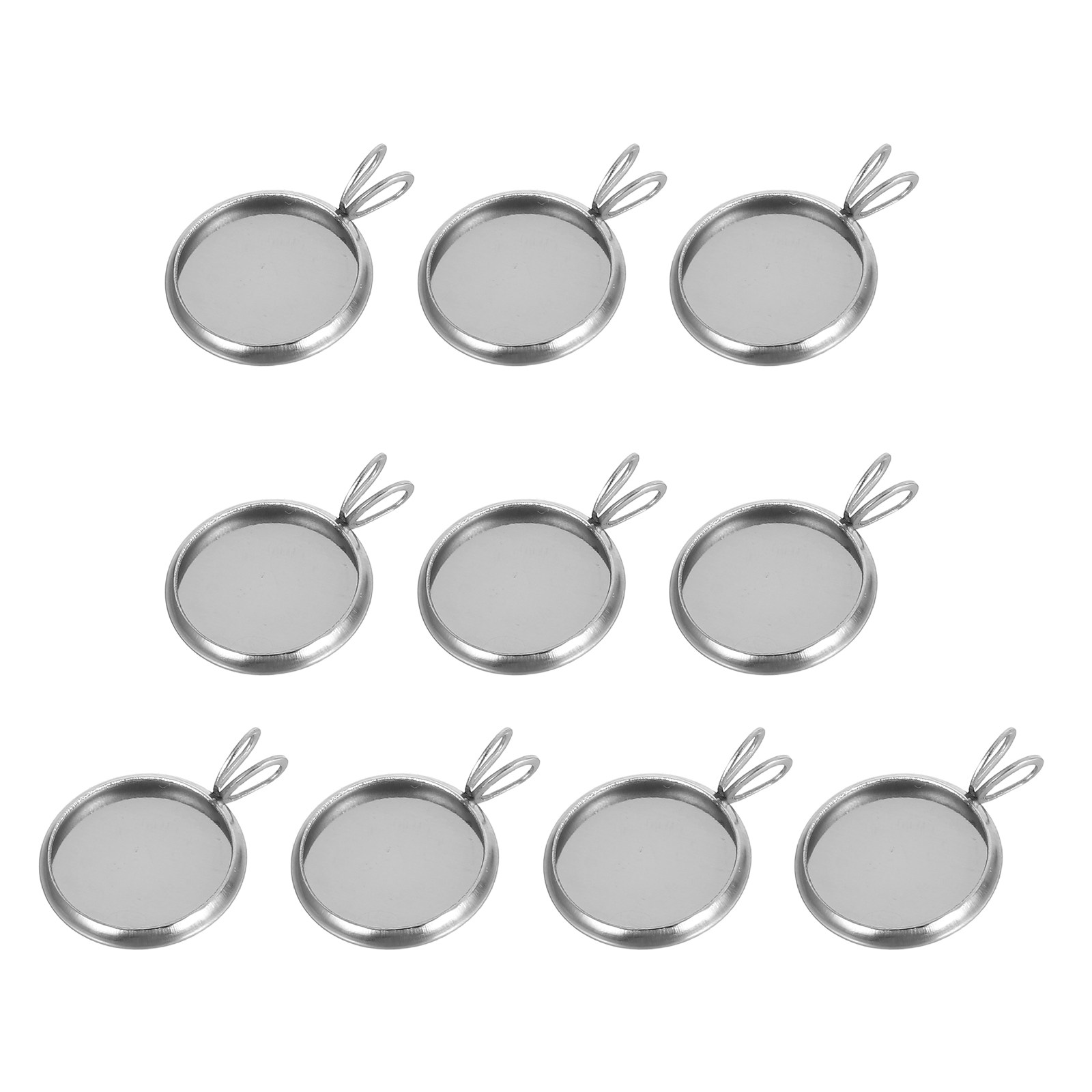 10Pcs 12Mm Round Pendant Trays - Resin Jewelry Kit review and price