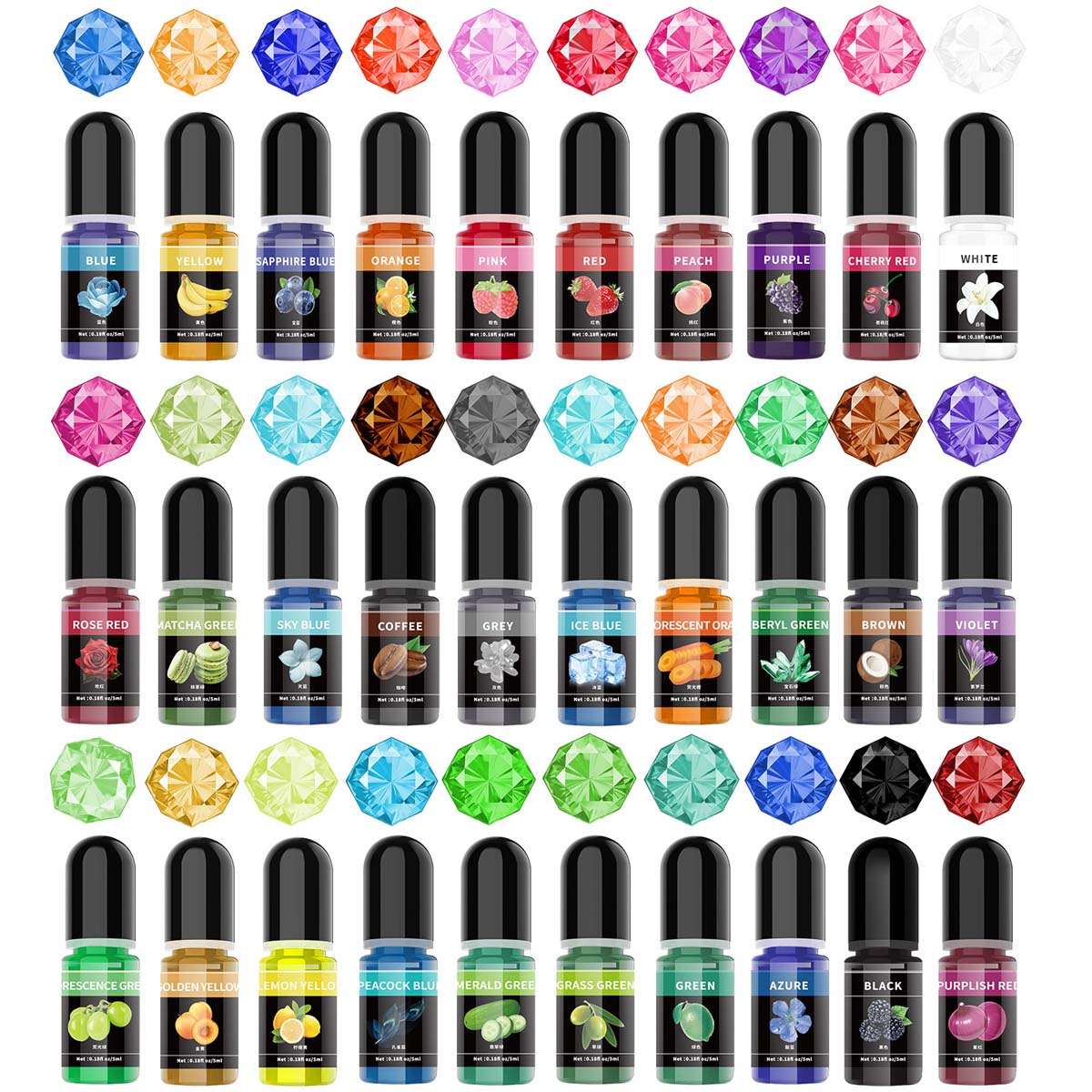 5ml/Bottle Epoxy Resin Pigment - Resin Pigment Set review and price